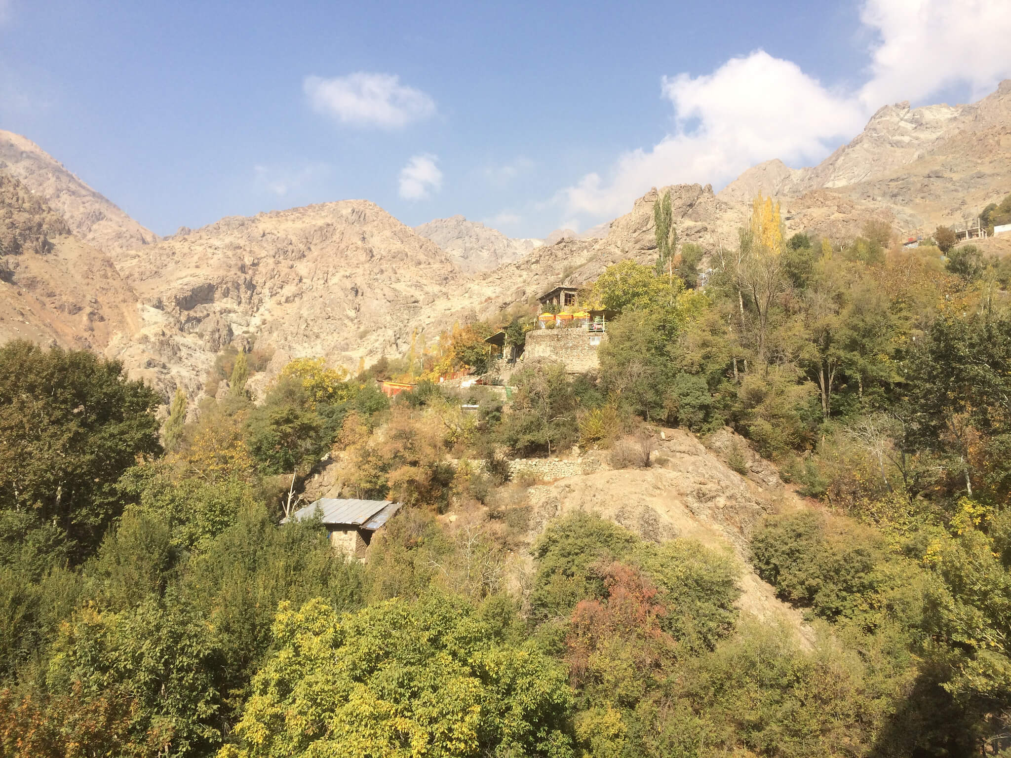mountaineering in Darband in Tehran
