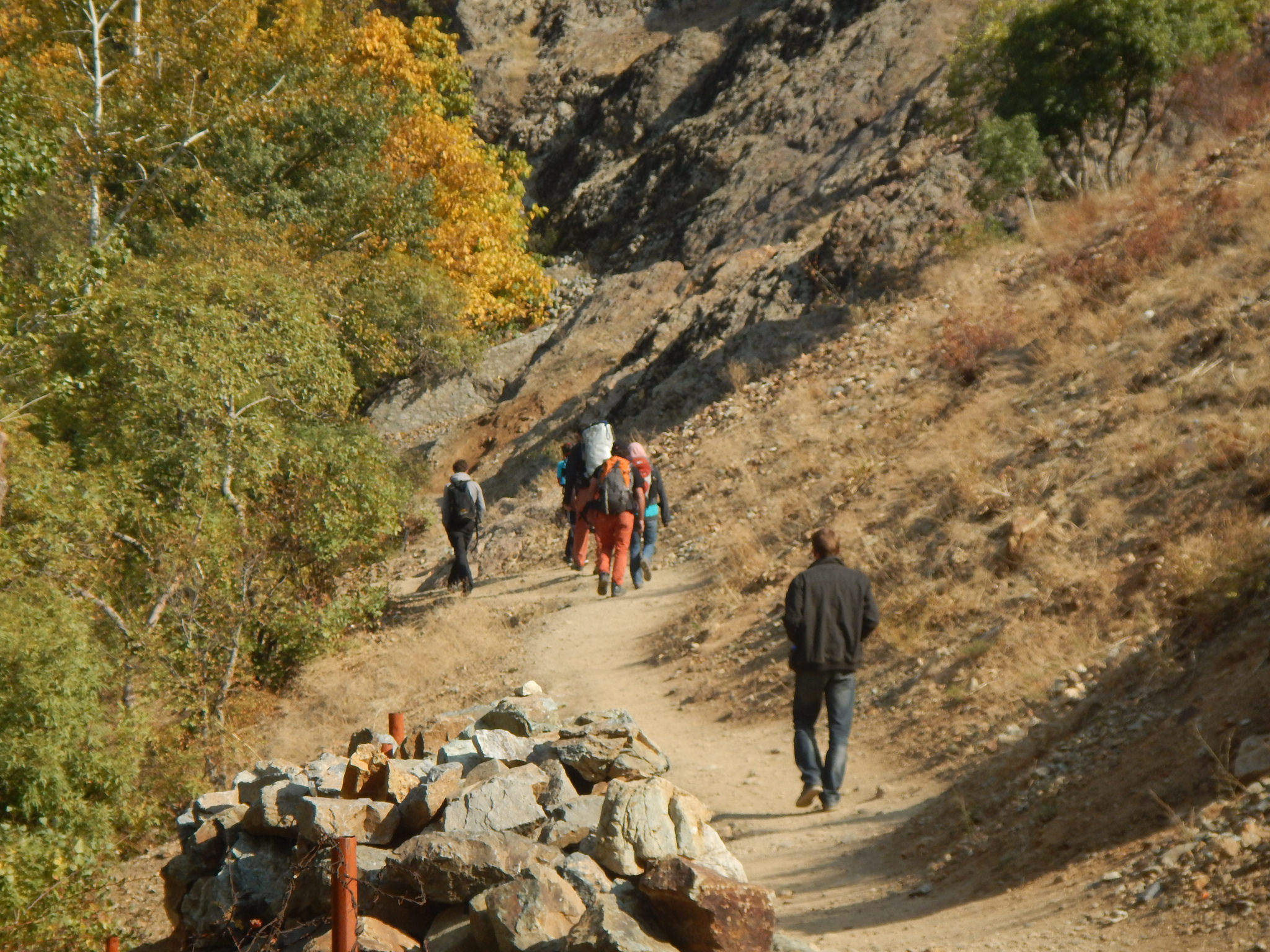 mountaineering in Darband in Tehran