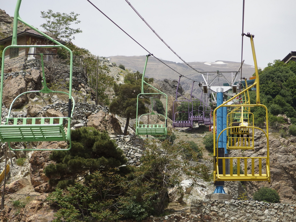 Darband - Telesiege - Chairlift - Tehran