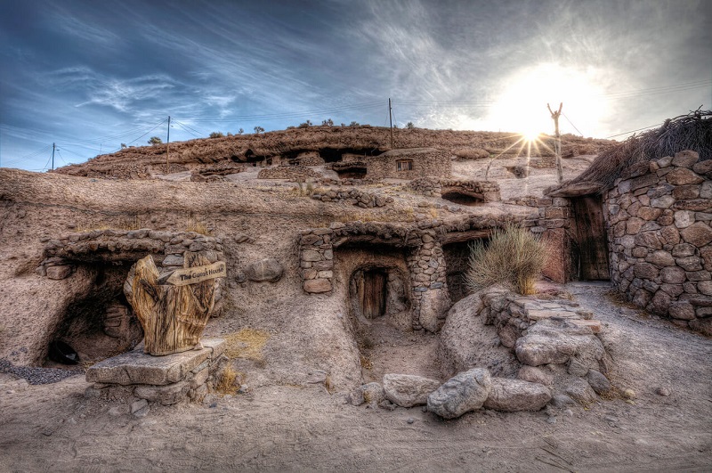 Meymand troglodyte village - UNESCO World Heritage Site Iran